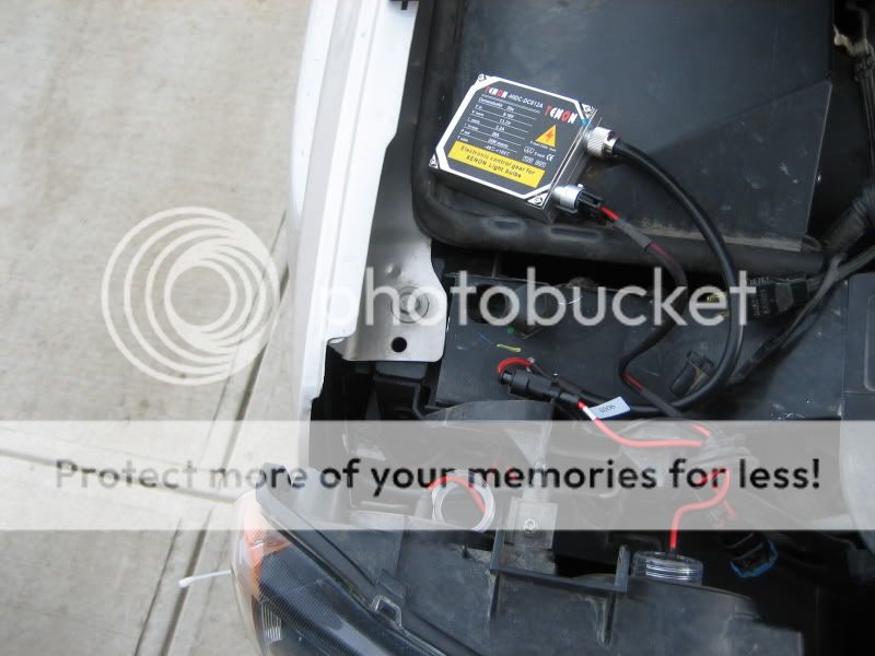 Ballast mounting install for HID's Diesel Place