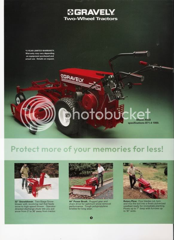 Gravely dealer brochures The Friendliest Tractor