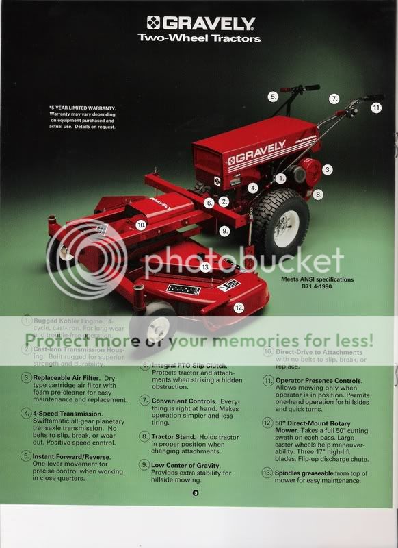 Gravely dealer brochures The Friendliest Tractor