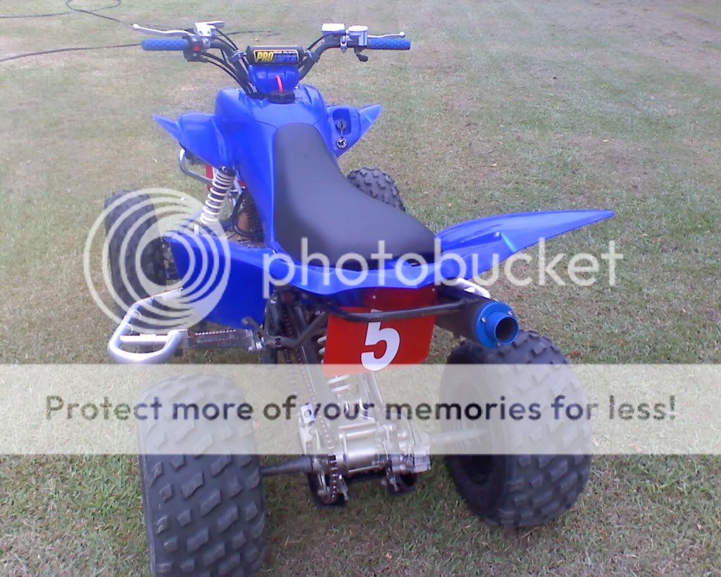 Yamaha Warrior Trimmed Rear Plastics Yamaha Warrior Trimmed Rear Plastics